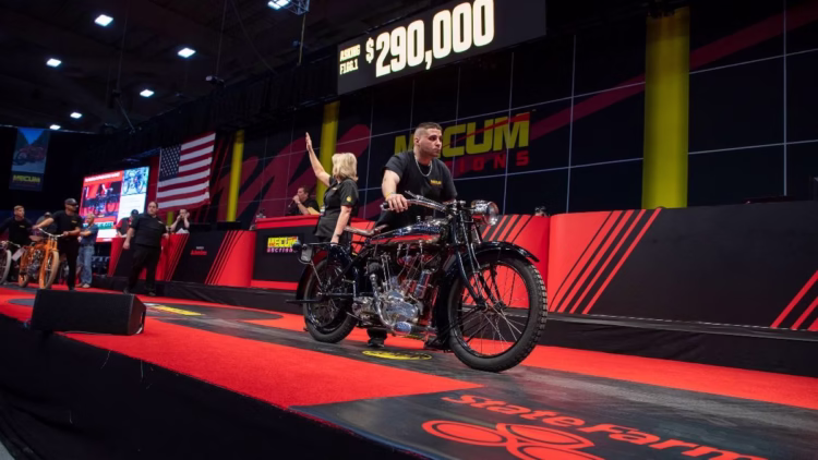1922 Brough Superior Mark 1 90 Bore at Mecum Las Vegas 2020