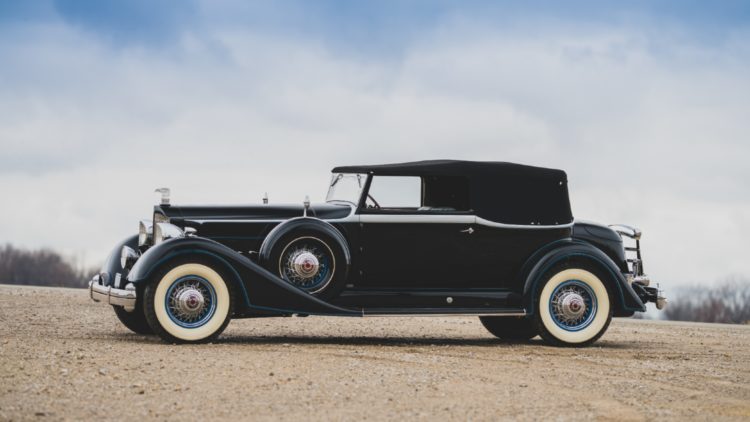 1934 Packard Twelve Convertible Victoriaon offer at RM Sotheby's Amelia Island 2020 Sale