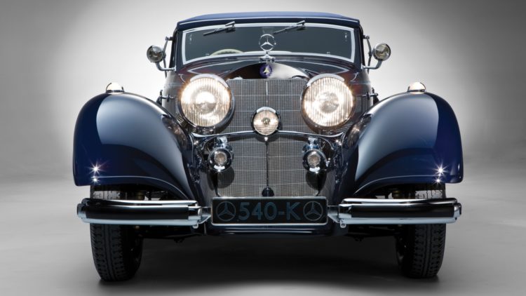 1937 Mercedes-Benz 540 K Cabriolet A fron on offer in the RM Sotheby's Essen 2020 Sale