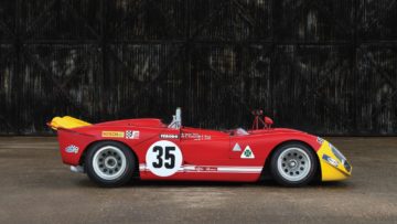 1969 Alfa Romeo Tipo 33/3 profile on offer at RM Sotheby's Monaco Sale 2020