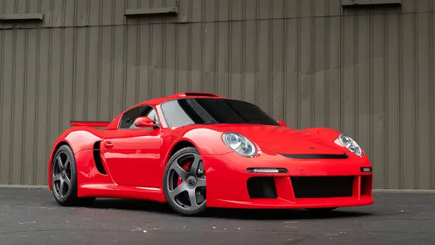 Red 2009 RUF CTR3 on offer at Gooding Amelia Island Sale 2020