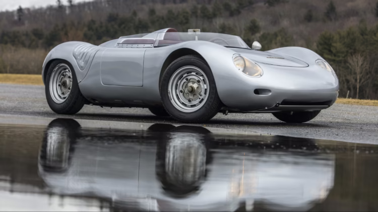 1959 Porsche 718 RSK Spyder at Bonhams Quail Lodge 2020