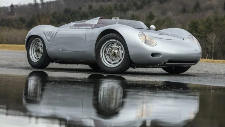 1959 Porsche 718 RSK Spyder at Bonhams Quail Lodge 2020