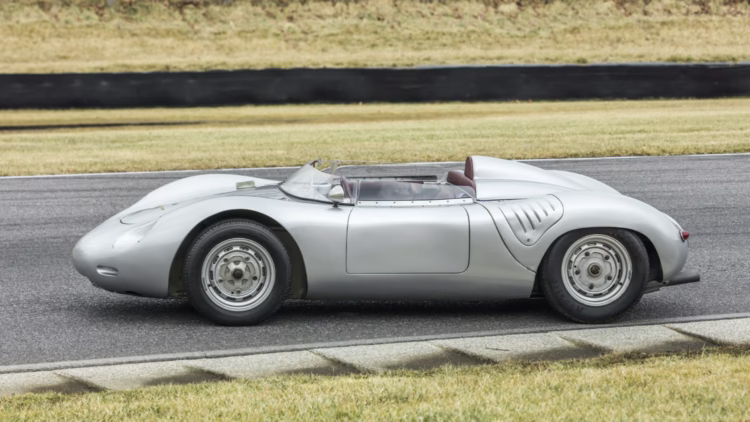 1959 Porsche 718 RSK Spyder at Bonhams Quail Lodge 2020