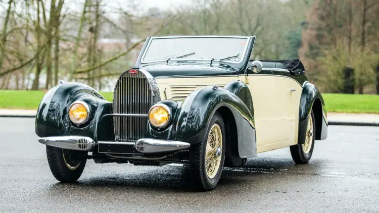 1939 Bugatti Type 57 Cabriolet by Gangloff sold at the RM Sotheby's Online Online Only: The European Sale 2020