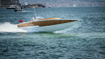 1968 Sonny Levi designed powerboat – the “G. Cinquanta” G50, created new for charismatic Fiat boss, Gianni Agnelli.