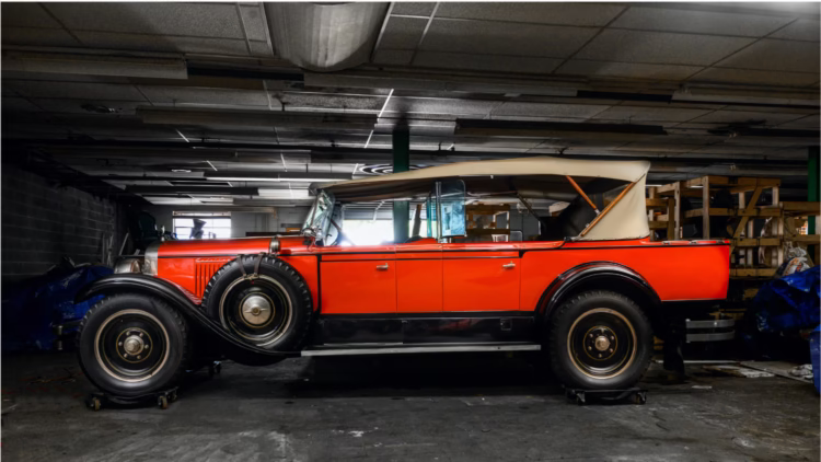1927 Cadillac 341 -A V-8 Tourer, coachwork by Fishe on offer at Bonhams Simeone Sale 2020