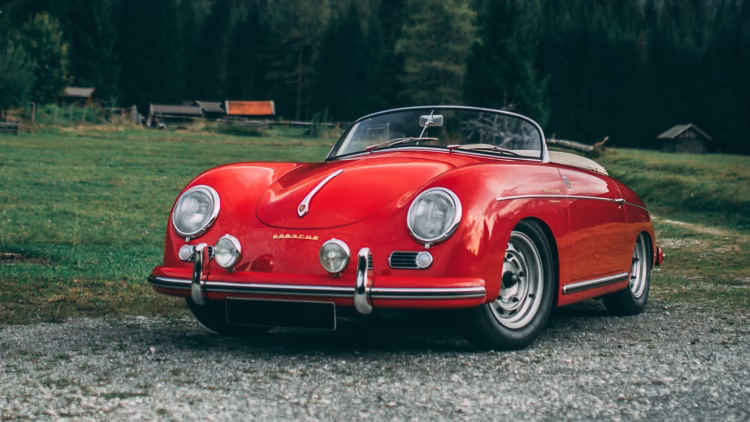1955 Porsche 356 Carrera 1500 GS Speedster on offer at RM Sotheby's London 2020