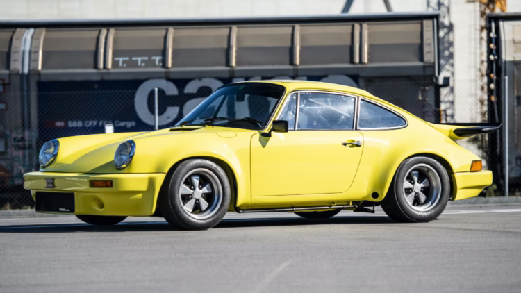 Yellow 1974 Porsche 911 Carrera RS 3.0