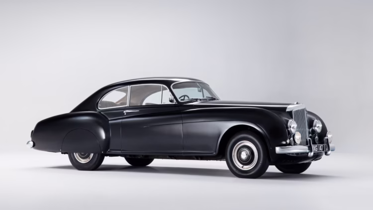 Black 1953 Bentley Continental Sports Saloon, on offer at Bonhams Bond Street Sale London 2020