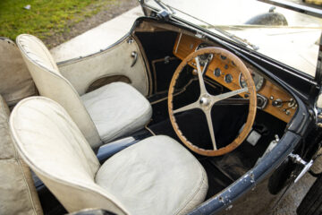 Interior of the 1937 Bugatti Type 57S