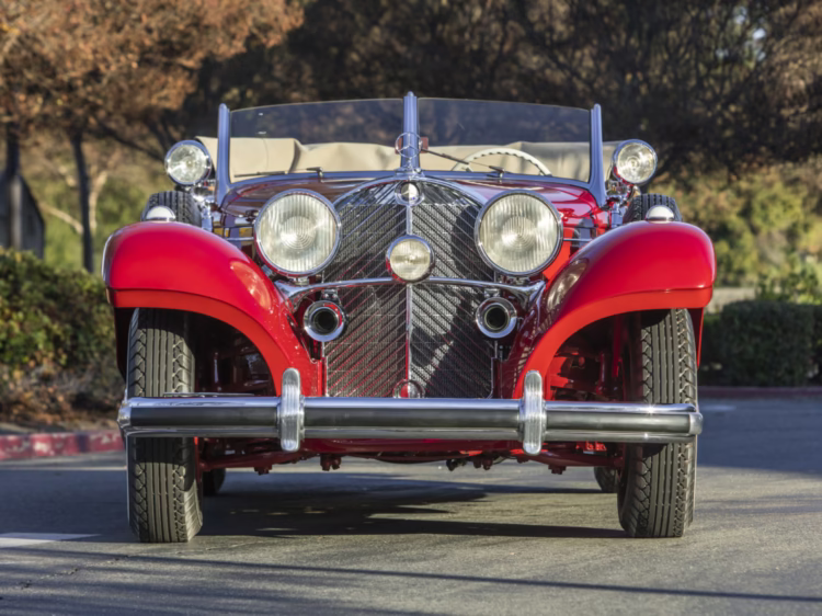 Front 1939 Mercedes-Benz 540K Special Cabriolet A on offer at Bonhams Scottsdale Auction 2021