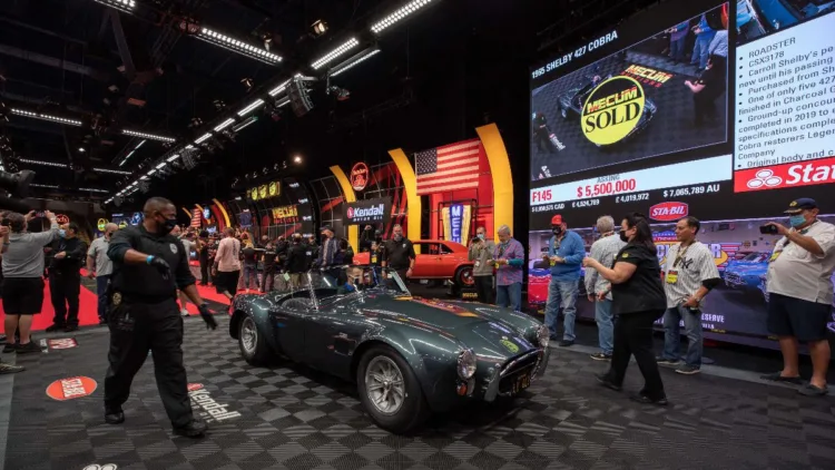 1965 Shelby 427 Cobra Roadster Top Results at the Mecum Kissimmee 2021 sale
