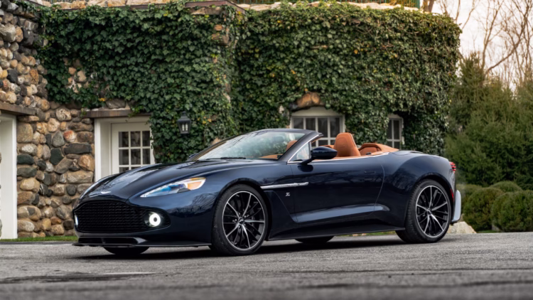 2018 Aston Martin Vanquish Zagato Volante, on offer at Bonhams Scottsdale Auction 2021