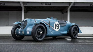 1936 Delahaye 135 S Compétition Court on sale in the Bonhams Monaco 2021 Classic Car Auction