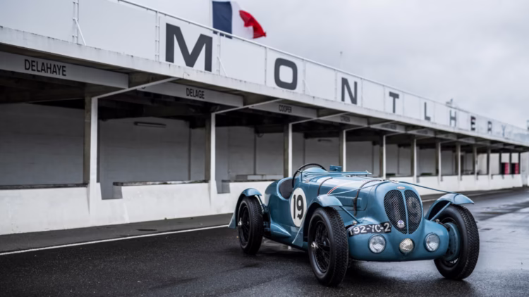 1936 Delahaye 135 S Compétition Court on sale in the Bonhams Monaco 2021 Classic Car Auction