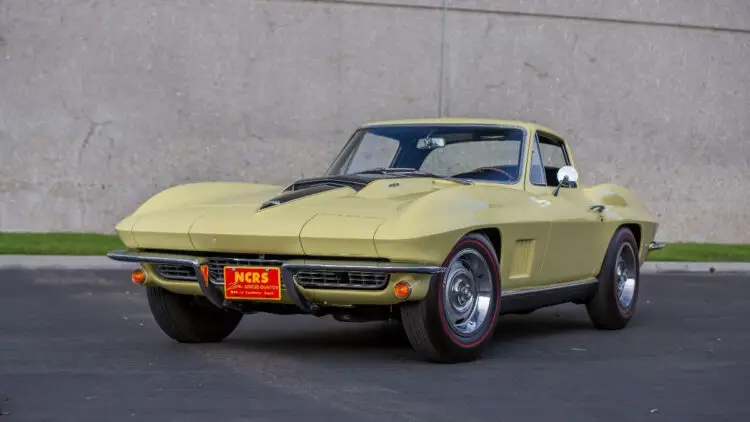 The top result at the Mecum Glendale 2021 sale was $2,695,000 paid for a yellow 1967 Chevrolet Corvette L88 Coupe