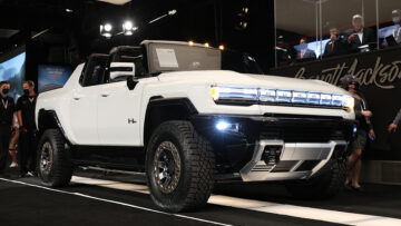 Two VIN001 cars -- 2022 GMC Hummer EV Edition 1 and 2021 Ford Bronco 2-Door -- were the top charity sale results at the Barrett-Jackson Scottsdale auction sale 2021