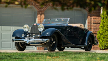 1934 Bugatti Type 57 Cabriolet on offer in the Bonhams Amelia Island 2021 classic car auction