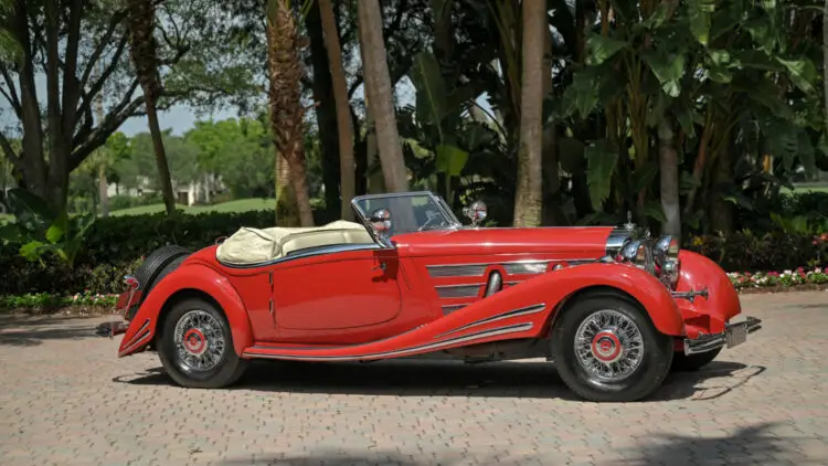 1934 Mercedes-Benz 500/540K Spezial Roadster led the results at Bonhams Amelia Island 2021 sale when it achieved $4.9 million.