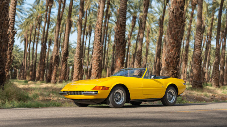 Ferrari 365 GTS/4 Daytona Spider on offer in RM Sotheby's Amelia Island 2021 classic car auction