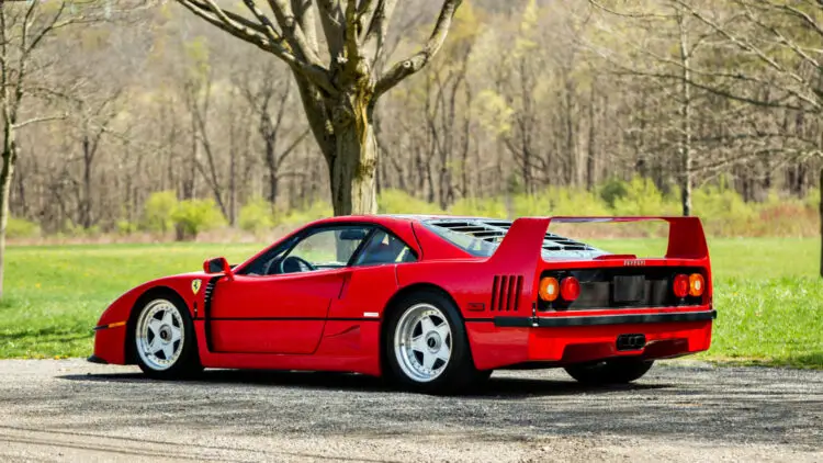 1992 Ferrari F40 on offer in RM Sotheby's Amelia Island 2021 classic car auction
