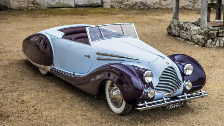 1948 Talbot-Lago T26 Record Sport Cabriolet Décapotable on offer at Bonhams Quail Lodge 2021 sale.