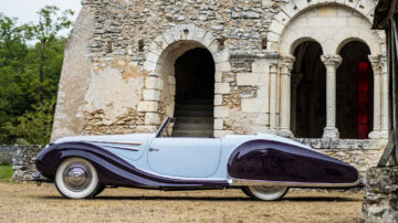 A concours-standard 1948 Talbot-Lago T26 Record Sport Cabriolet Décapotable (estimate on request) is the early lead car announced for the Bonhams Quail Lodge 2021 sale.