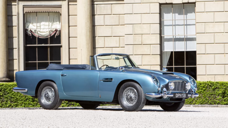 1964 Aston Martin DB5 Convertible on offer at Bonhams Goodwood Festival of Speed sale 2021