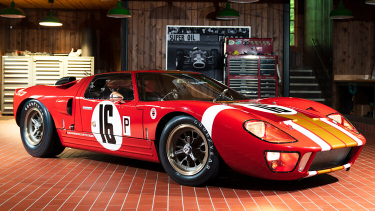 Gooding announced a 1966 Ford GT40 Alan Mann Lightweight for the Pebble Beach 2021 classic car auction during Monterey motoring week.