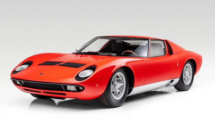1968 Lamborghini Miura P400 for sale in the Gooding Pebble Beach 2021 Classic Car Auction during Monterey Week