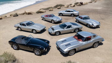 Neil Peart's Silver Surfers Collection on sale in the Gooding Pebble Beach 2021 classic car auction during Monterey Motoring Week
