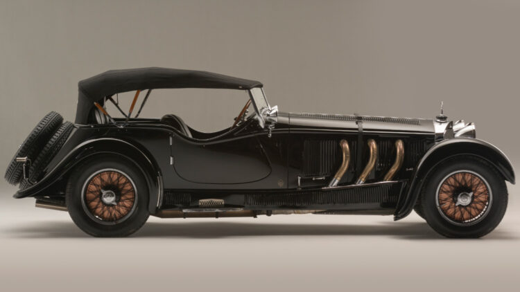 1928 Mercedes-Benz 26/120/180 S-Type Supercharged Sports Tourer on sale at Bonhams Quail Lodge 2021 auction during Monterey / Pebble Beach car week