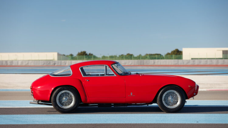 1955 Ferrari 250 GT Berlinetta Competizione profile on sale in the RM Sotheby's Guikas Collection Auction 2021