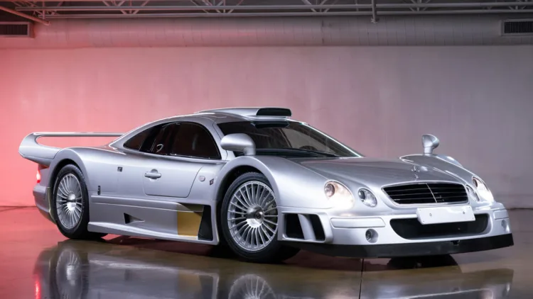 1998 Mercedes-Benz AMG CLK GTR Strassenversion on sale at Gooding Pebble Beach 2021 classic car auction