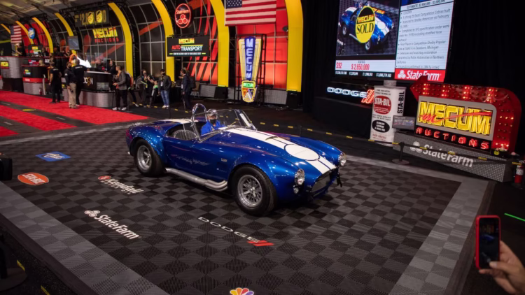 1967 Shelby 427 Semi Competition Cobra among the top 12 results at the Monterey Mecum 2021 sale