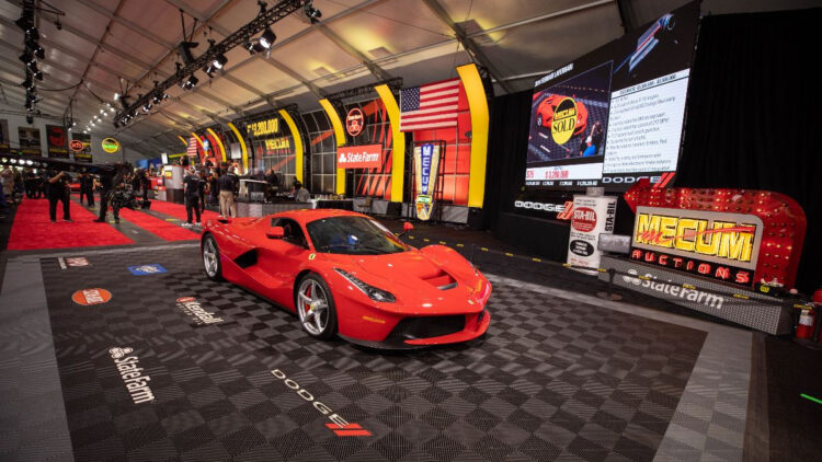 2014 Ferrari LaFerrari among the top 12 results at the Monterey Mecum 2021 sale