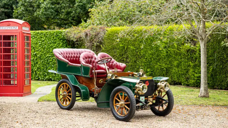 1The top result in the Bonhams Golden Age of Motoring Sale sale was for a 1904 Peugeot Type 67A 10/12hp Twin-Cylinder Swing-Seat Tonneau that achieved £264,500. 