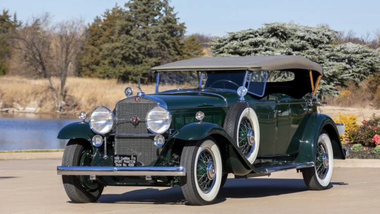 1930 Cadillac V-16 Sport Phaeton by Fleetwood on sale at the RM Sotheby's Arizona sale during the Scottsdale auction week in January 2022