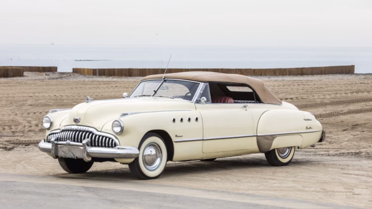 Rainman 1949 Buick Roadmaster Convertible amongst the top results at the Bonhams Scottsdale 2022 sale