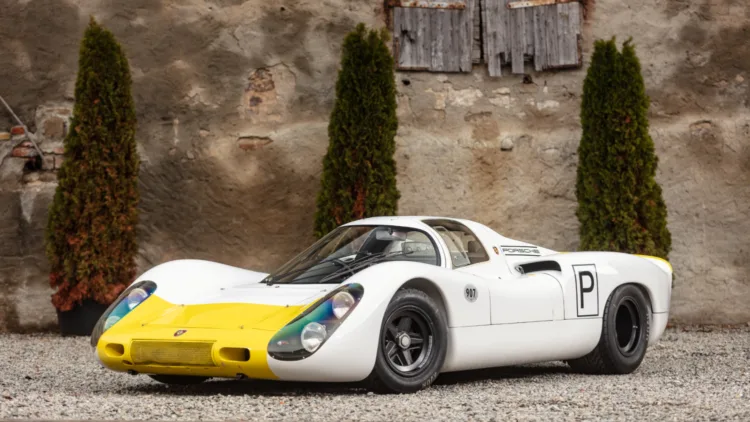 1968 Porsche 907 usine on sale in the Artcurial Paris Rétromobile 2022 classic car auction