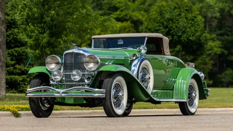 1929 Duesenberg Model J Murphy Convertible Coupe, on sale at Mecum Glendale 2022 auction