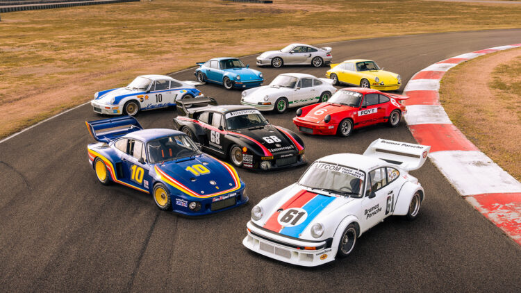 Lloyd Hawkins Collection of Racing Porsches on sale at Gooding Amelia Island 2022 classic car auction.