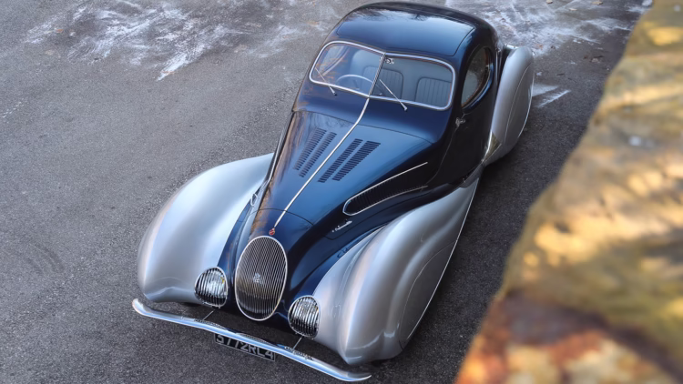 1937 Talbot-Lago T150-C-SS Teardrop Coupe on sale in the Gooding Amelia Island 2022 classic car auction