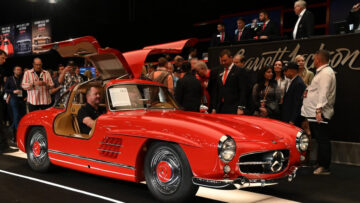 One of the top results at Scottsdale 2022 - 1955 Mercedes-Benz 300 SL Gullwing and one of the most expensive cars sold at public auction