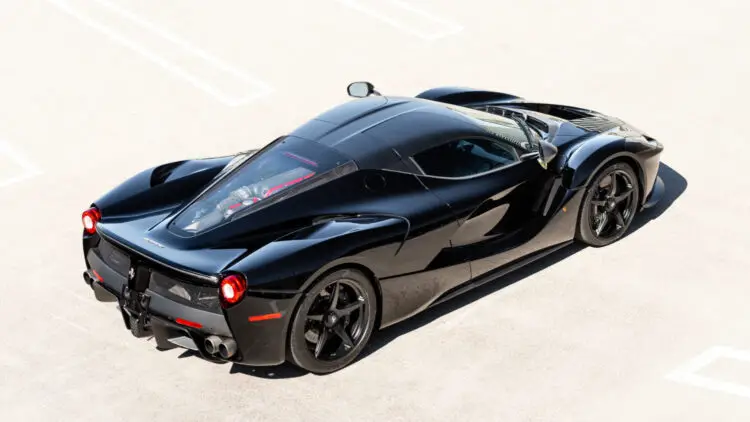 Black 2015 Ferrari LaFerrari hypercars on sale at RM Sotheby's Amelia Island 2022 classic car auction