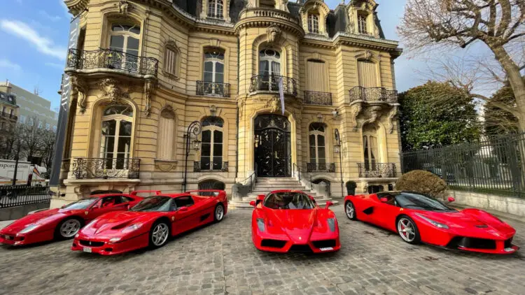 Monegasque Ferrari Supercar Collection on sale in the Artcurial Paris Rétromobile 2022 classic car auction