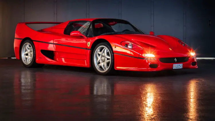 1996 Ferrari F50 on sale in the Artcurial Paris Rétromobile 2022 classic car auction