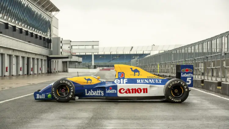 Profile Nigel Mansell's 1991 Williams FW14 on sale in the RM Sotheby's Monaco 2022 classic car auction