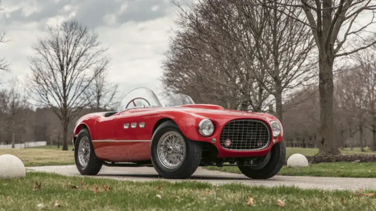 1953 Ferrari 340 MM Vignale Spyder SN 0350 on sale at RM Sotheby's Monaco 2022 classic car auction results